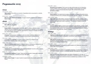 Programación Ahimsa 2025.